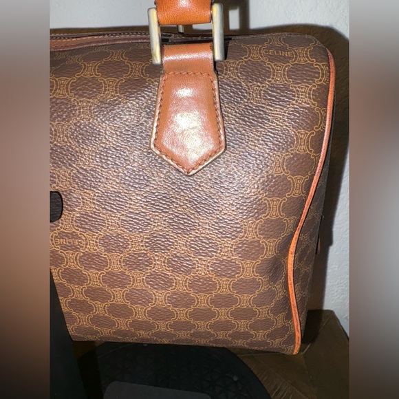 Celine Brown and Tan Satchel - Picture 9 of 16